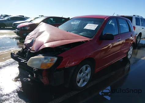2007 Kia Spectra5 Sx from USA, damaged, VIN KNAFE161475004371
